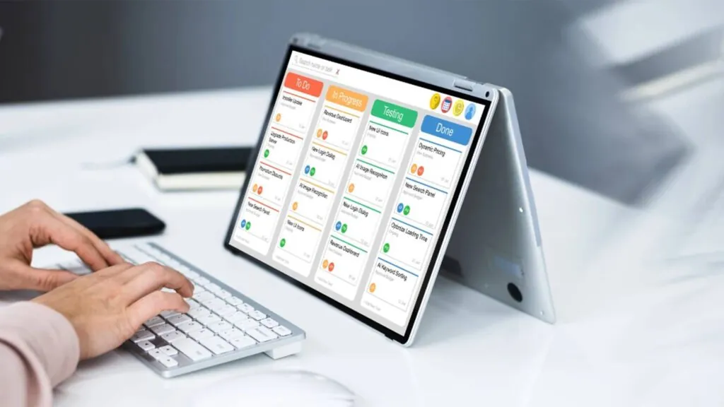 Kanban project schedule management app