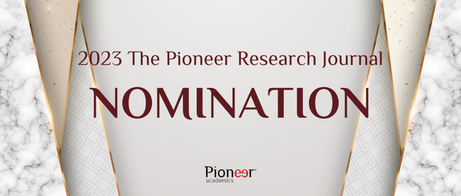 Announcing the Nominees for the 2023 Pioneer Research Journal