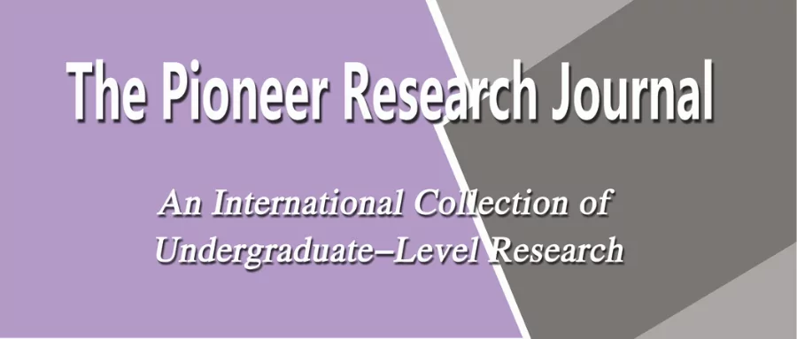 The Pioneer research journal 2019